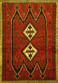 Persian Yellow Traditional Rug, tr636yw