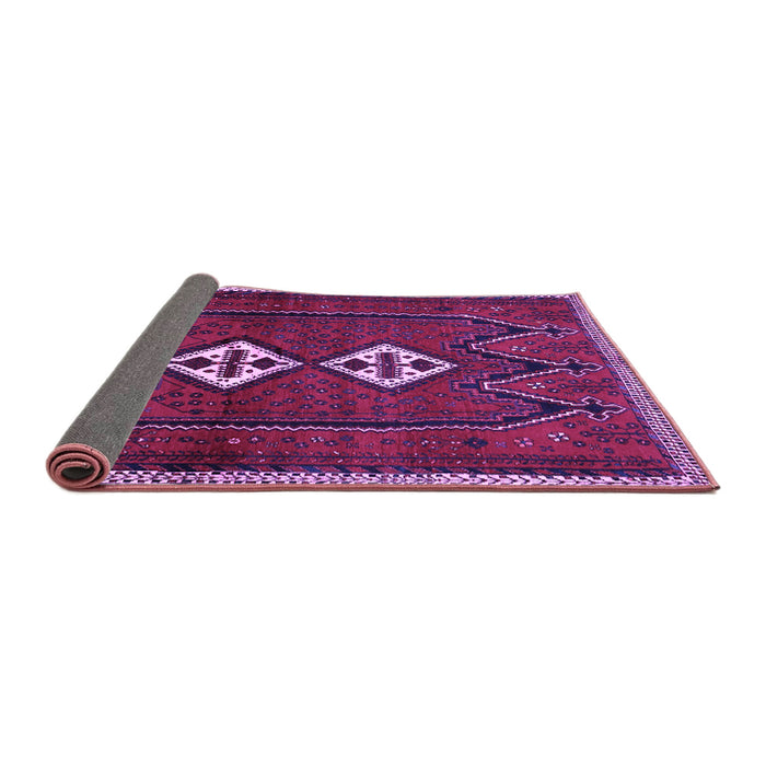 Sideview of Persian Purple Traditional Rug, tr636pur