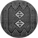 Square Persian Gray Traditional Rug, tr636gry