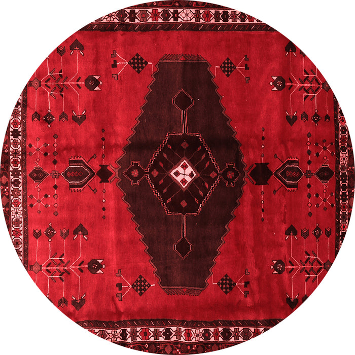 Machine Washable Persian Red Traditional Rug, wshtr637red