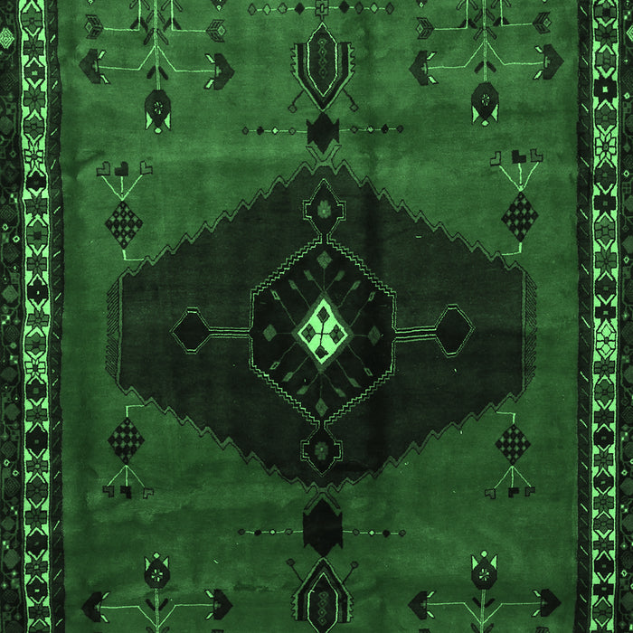 Persian Emerald Green Traditional Rug, tr637emgrn