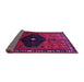 Sideview of Persian Purple Traditional Rug, tr637pur