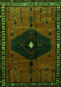 Persian Green Traditional Rug, tr637grn