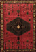 Machine Washable Persian Brown Traditional Rug, wshtr637brn