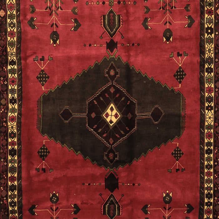 Machine Washable Persian Brown Traditional Rug, wshtr637brn