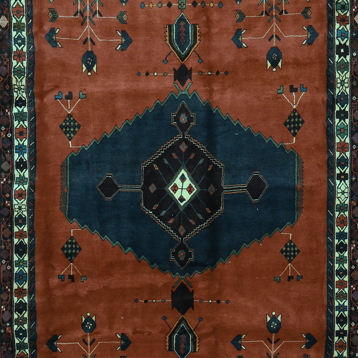 Machine Washable Persian Light Blue Traditional Rug, wshtr637lblu