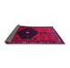 Sideview of Persian Pink Traditional Rug, tr637pnk