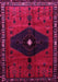 Machine Washable Persian Pink Traditional Rug, wshtr637pnk