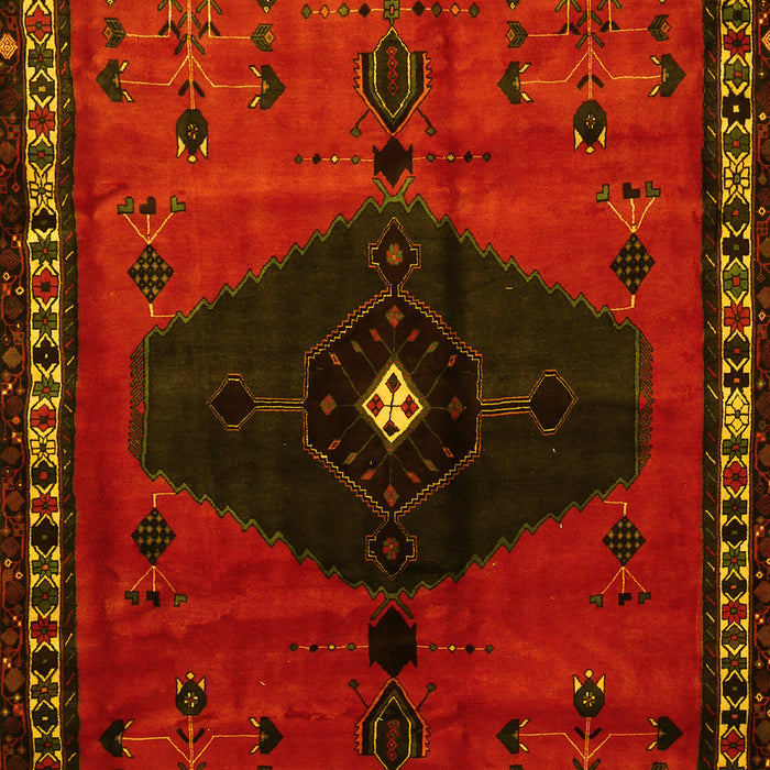 Persian Yellow Traditional Rug, tr637yw