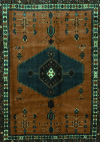 Persian Turquoise Traditional Rug, tr637turq