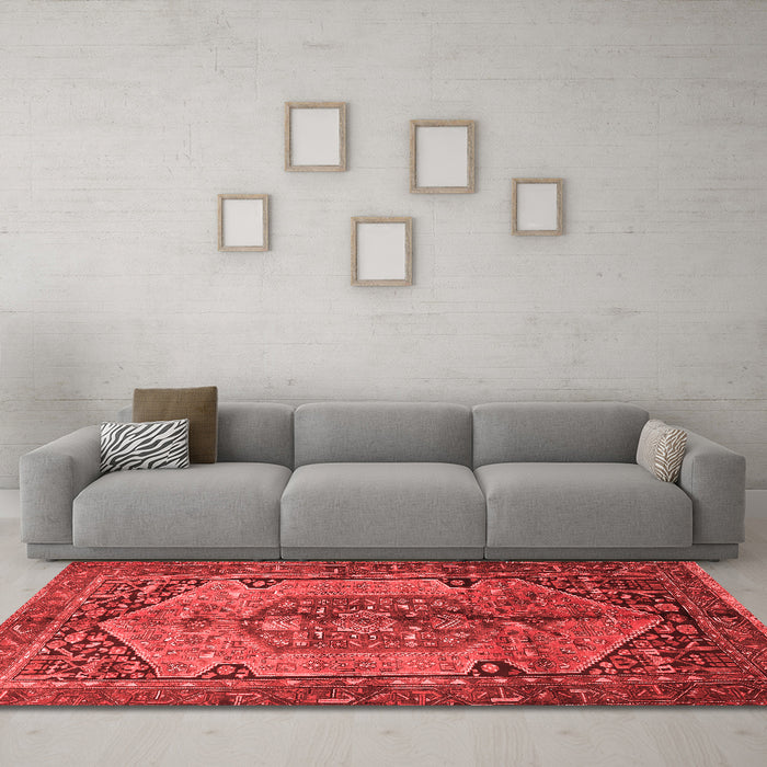 Traditional Red Washable Rugs
