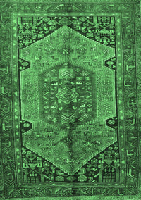 Persian Emerald Green Traditional Rug, tr639emgrn