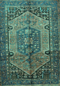 Persian Turquoise Traditional Rug, tr639turq