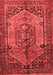 Persian Red Traditional Area Rugs