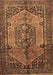 Persian Brown Traditional Rug, tr639brn