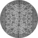Square Persian Gray Traditional Rug, tr63gry