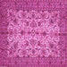 Square Persian Pink Traditional Rug, tr63pnk