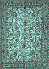 Persian Light Blue Traditional Rug, tr63lblu