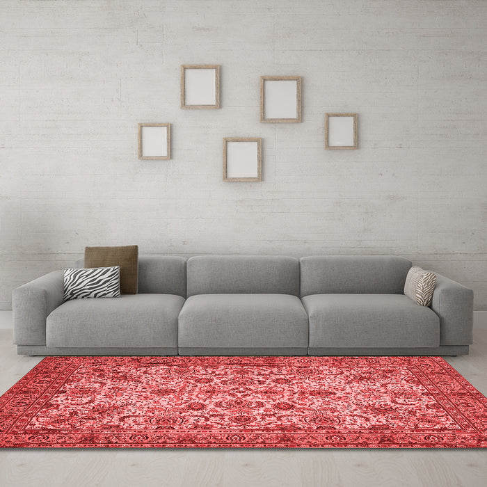 Traditional Red Washable Rugs