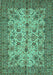 Persian Turquoise Traditional Rug, tr63turq