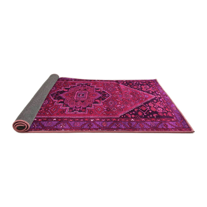 Sideview of Persian Pink Traditional Rug, tr640pnk