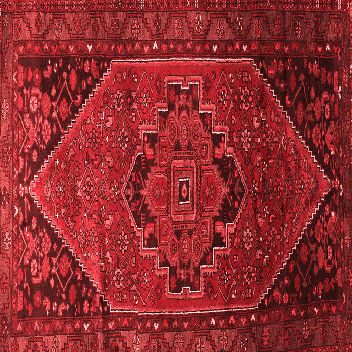 Machine Washable Persian Red Traditional Rug, wshtr640red