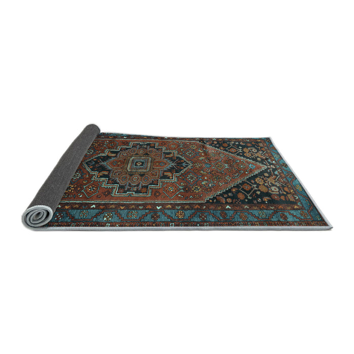 Sideview of Persian Light Blue Traditional Rug, tr640lblu