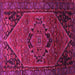 Square Persian Pink Traditional Rug, tr640pnk
