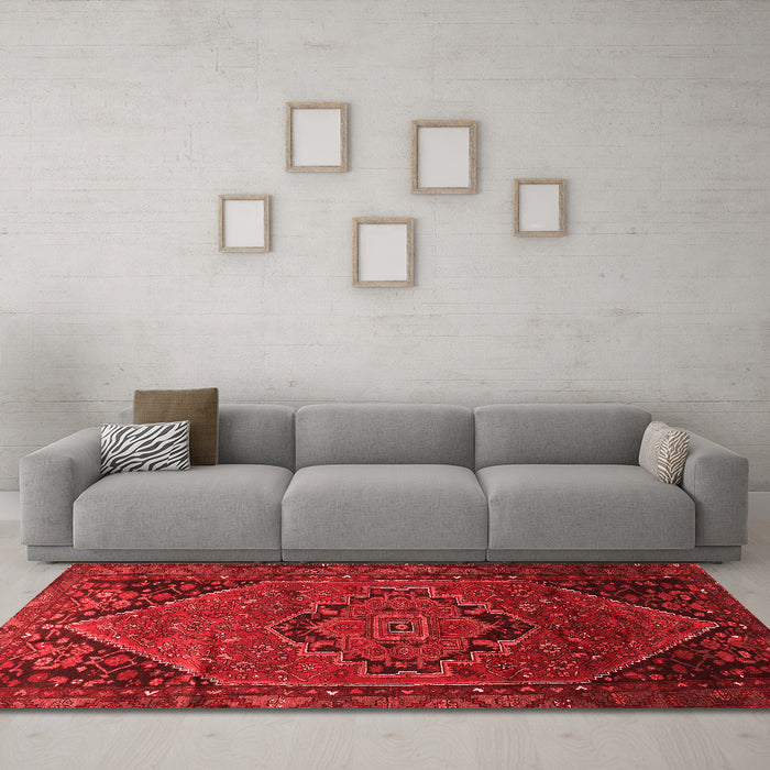 Traditional Red Washable Rugs