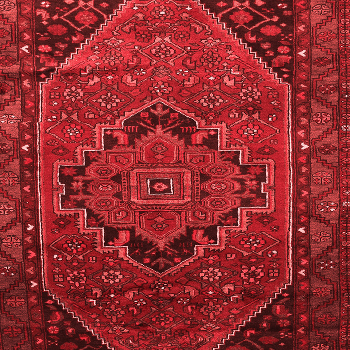 Machine Washable Persian Red Traditional Rug, wshtr640red