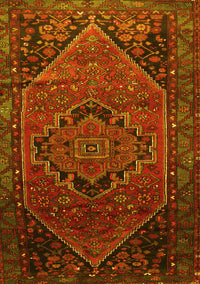 Persian Yellow Traditional Rug, tr640yw