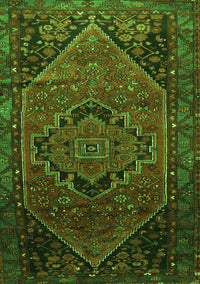 Persian Green Traditional Rug, tr640grn