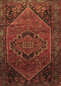 Persian Brown Traditional Rug, tr640brn