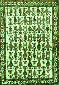 Persian Green Traditional Rug, tr641grn