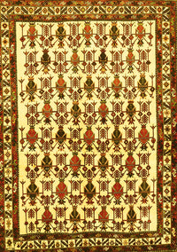 Persian Yellow Traditional Rug, tr641yw