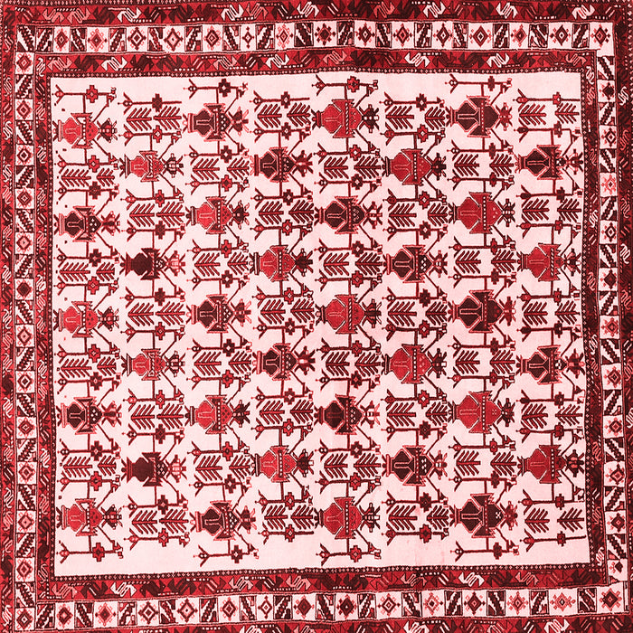 Machine Washable Persian Red Traditional Rug, wshtr641red