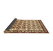 Sideview of Persian Brown Traditional Rug, tr641brn