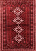 Persian Red Traditional Area Rugs