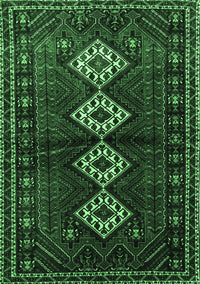 Persian Emerald Green Traditional Rug, tr642emgrn