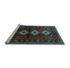 Sideview of Machine Washable Persian Light Blue Traditional Rug, wshtr642lblu