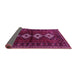 Sideview of Persian Pink Traditional Rug, tr642pnk