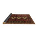 Sideview of Persian Brown Traditional Rug, tr642brn