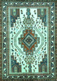 Persian Turquoise Traditional Rug, tr643turq