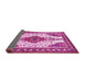 Sideview of Persian Pink Traditional Rug, tr643pnk