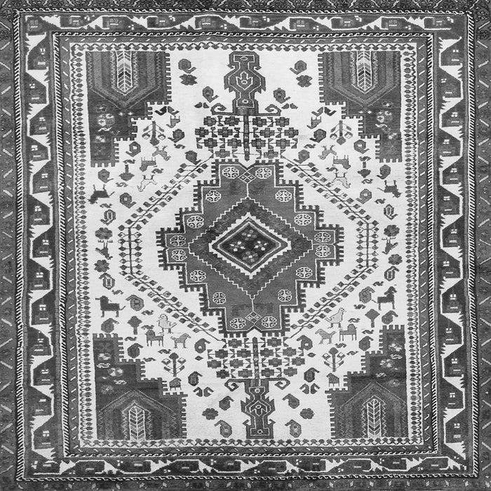 Serging Thickness of Persian Gray Traditional Rug, tr643gry