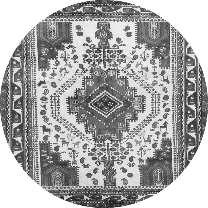 Square Persian Gray Traditional Rug, tr643gry
