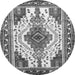 Square Persian Gray Traditional Rug, tr643gry