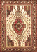 Machine Washable Persian Brown Traditional Rug, wshtr643brn