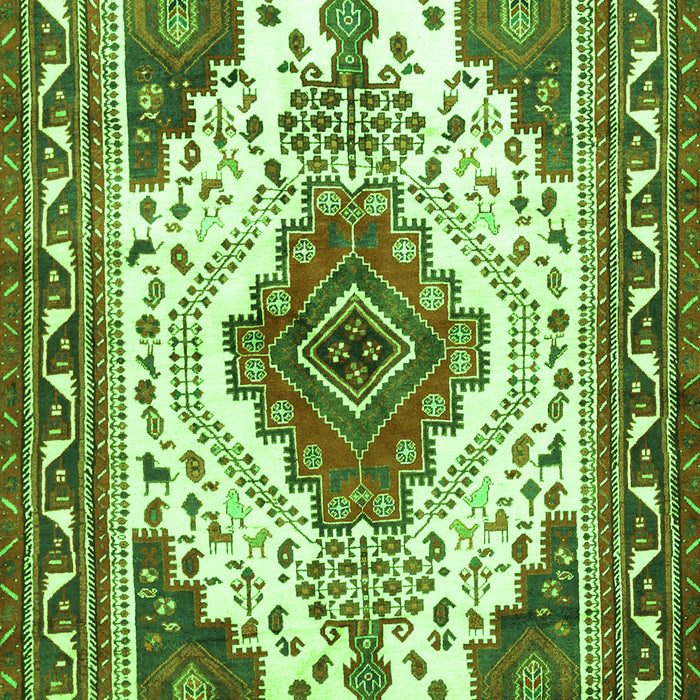 Persian Green Traditional Rug, tr643grn