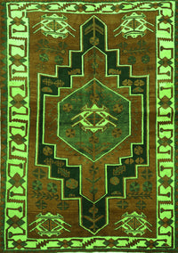 Persian Green Traditional Rug, tr644grn